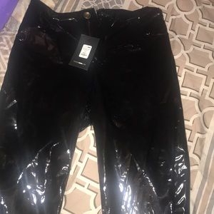 Fashion Nova Late Night Texts Vinyl Pants